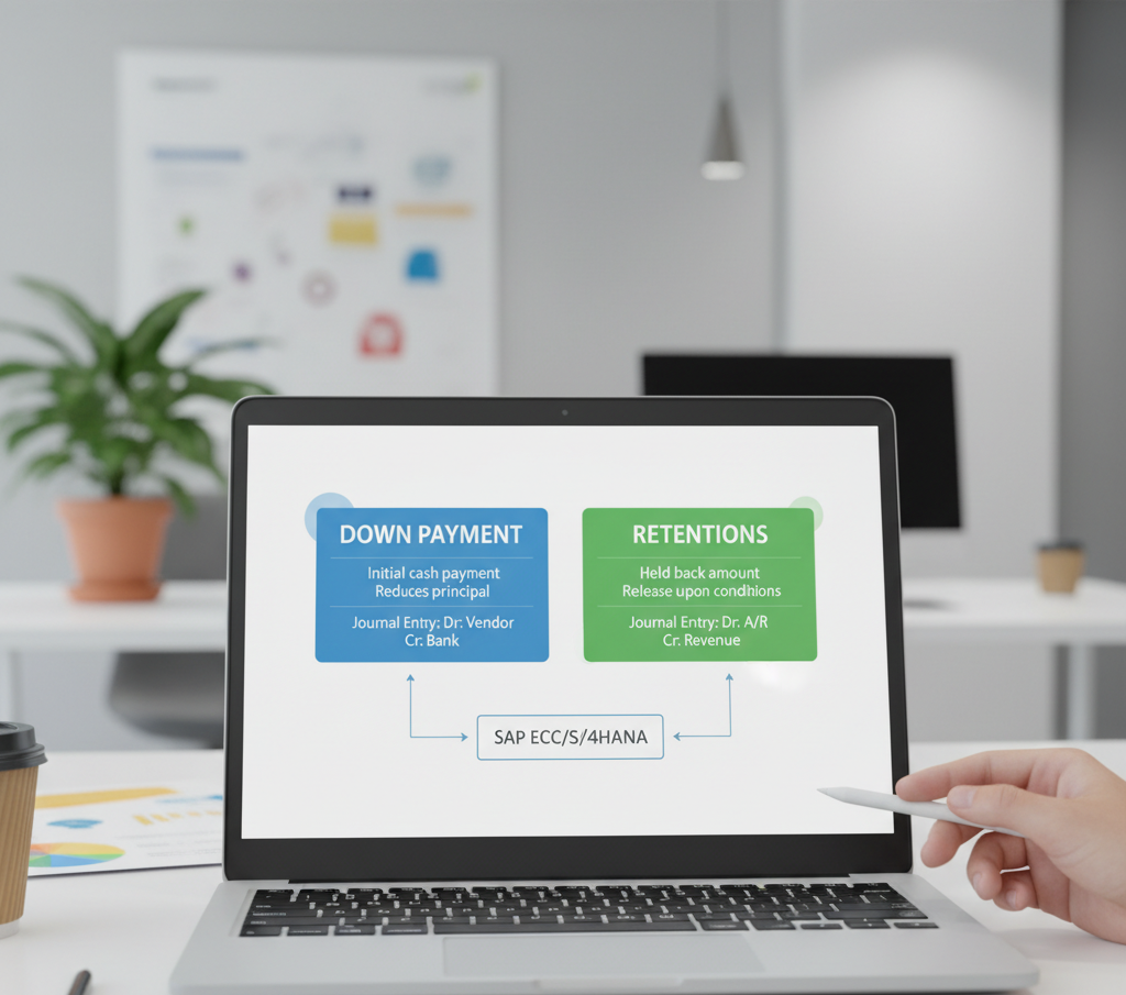 Down payment & Retentions